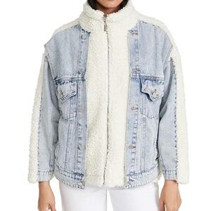 BLANK NYC Mixed Media Jacket- NWT